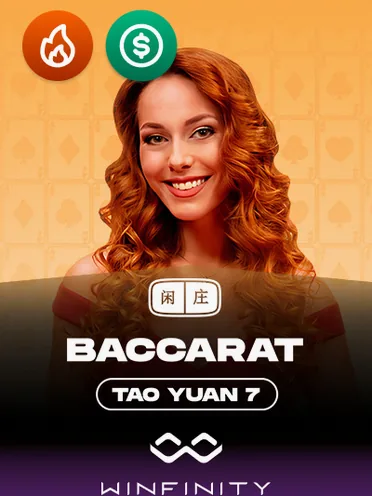 Tao Yuan Baccarat 7 live table by Winfinity at Win Crown